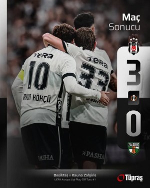 “Beşiktaş Avrupa Ligi’nde İlk Maçta Farklı Kazandı”