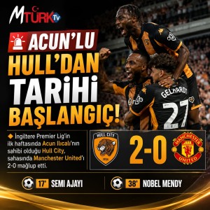 “Acun’lu Hull City’den Tarihi Başlangıç: Manchester United 2-0 Mağlup”
