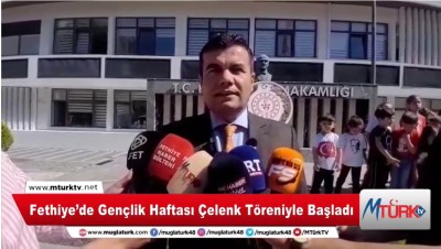 Fethiye’de Gençlik Haftası Çelenk Töreniyle Başladı
